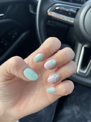 Mermaid nails