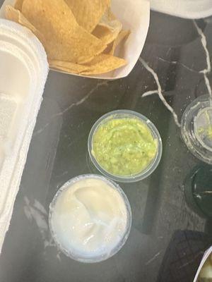 Sour cream & guac