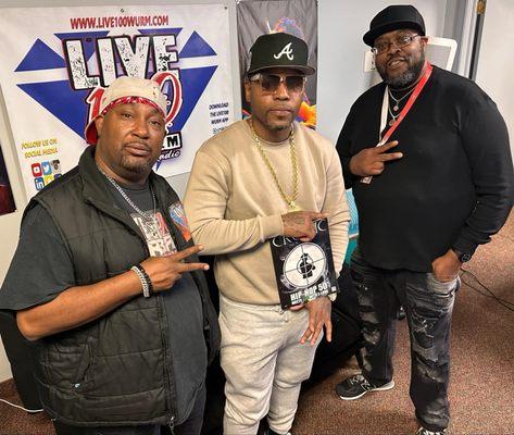 NINO NCOGNITO AND DHICKS WITH THE CEO OF SAVAGE LIFE ENT CEO DERRICK 4REAL JOHNSON