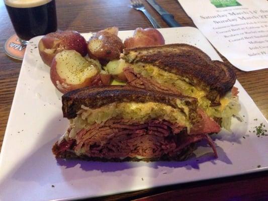 Reuben for St. Patty's day!!!