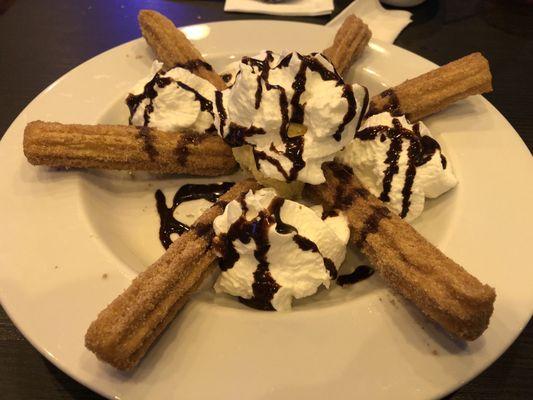 Churro Sundae