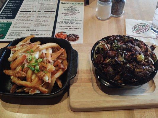 Poutine and Brussel Sprouts