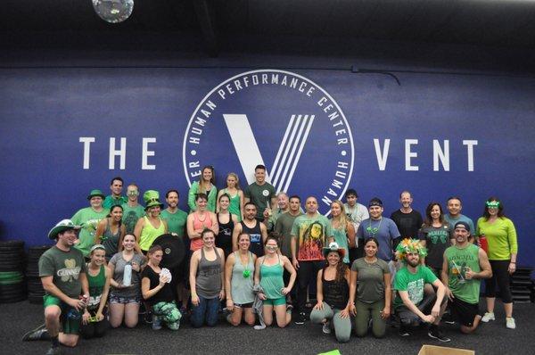 St Patricks Day WOD- more fun than we can show here!!