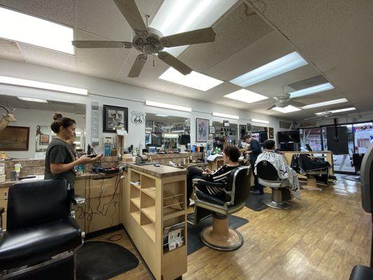 The Barbers and the inside