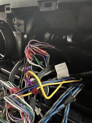 They are all the wires that screw up they damage my truck and they connected all my speakers wrong