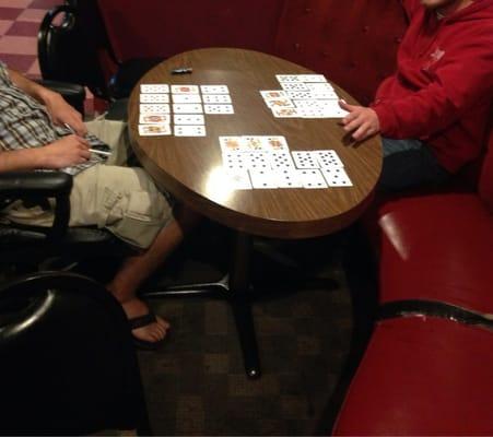 Small tables for open face Chinese games