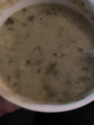 Potatoe and kale soup