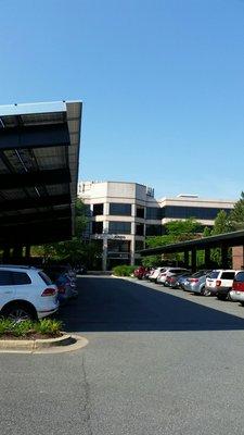 Office building and parking lot