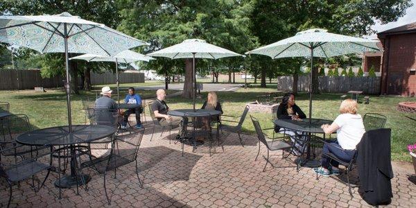 Patio at Gateway Foundation Drug  & Alcohol Rehabilitation location in Springfield, IL