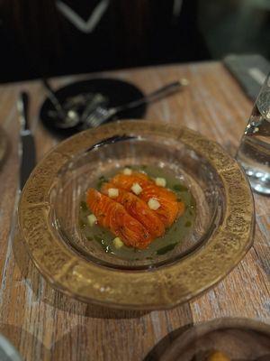 Salmon crudo