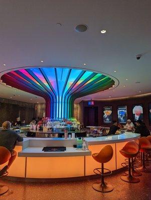 Inside the candy martini bar