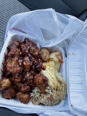 General tso lunch special