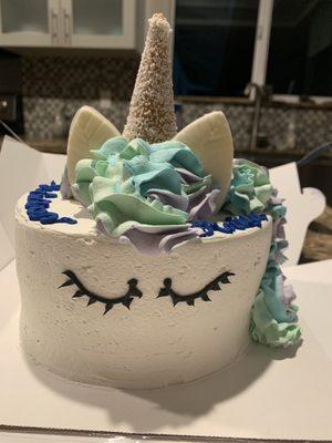 Unicorn Ice Cream Cake