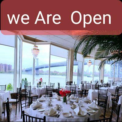 We Are Open.