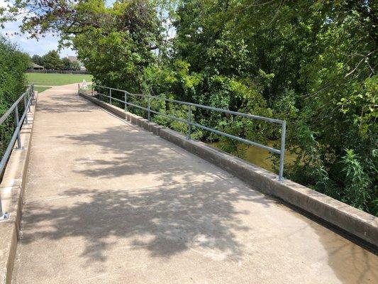 Bridge across the Gilleland Creek