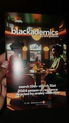 Blackademics play