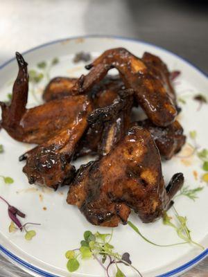 Chicken Wings. Available in Buffalo, Lemon Pepper, Garlic Parmesan, and Jerk.