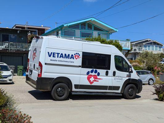 Vetama's mobile van, (Central Coast Veterinary Services)