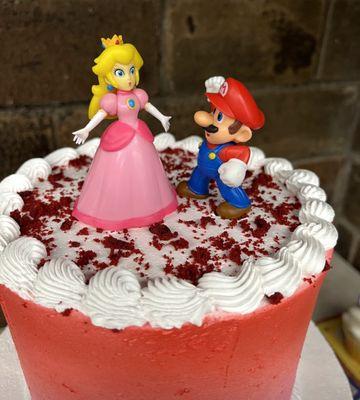 Wedding Cake and Toppers