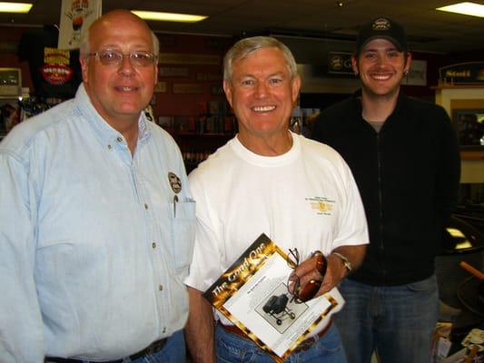 Jim, Dick Vermeil and Sam