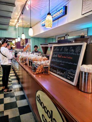 Front Counter at Chocolate Cafe Put-in-Bay