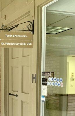 TUSTIN ENDODONTICS 
 Dr.Farshad Seyedein, DDS
 13420 Newport Ave 
 Suite H
 Tustin, CA 92780