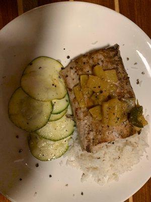 Grilled cobia