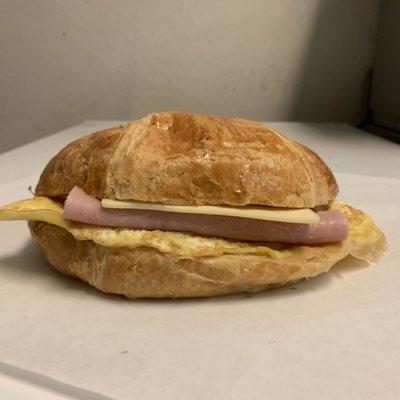 33. Ham, Egg and Cheese Croissant