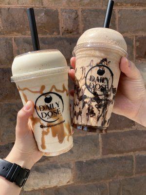 Coconut Shake & Mocha Latte Shake