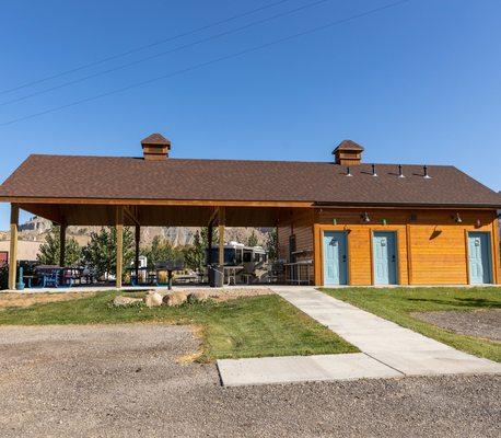 Pavilion for BBQing and get-togethers