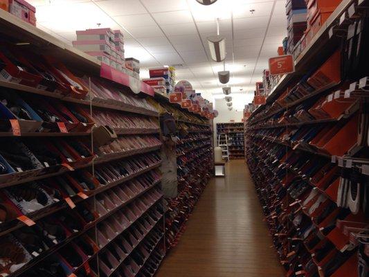 Shoe aisle