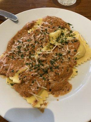 Crab ravioli