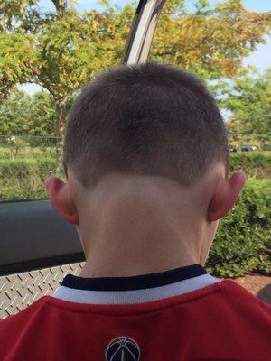 This was my son's haircut. Lien was the stylist. Never again.