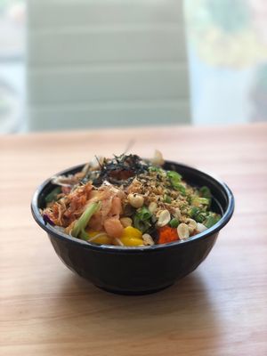 Salmon poke bowl