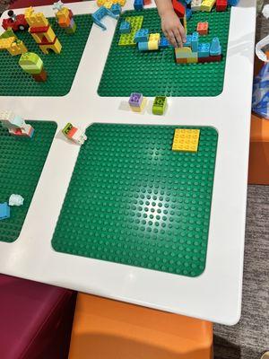 Lego table for kids to use