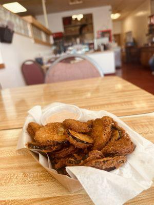 Fried pickle chips