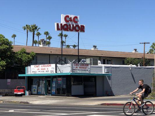 Old school liquor store