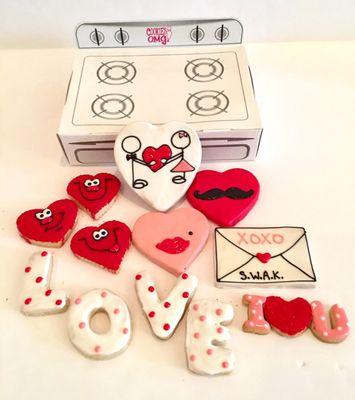 Valentine's Day Cookie Basket