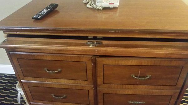 Broken dresser