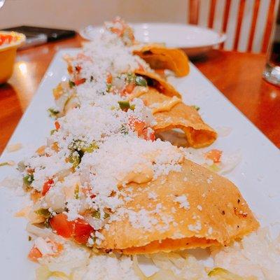 Crispy  crab tacos