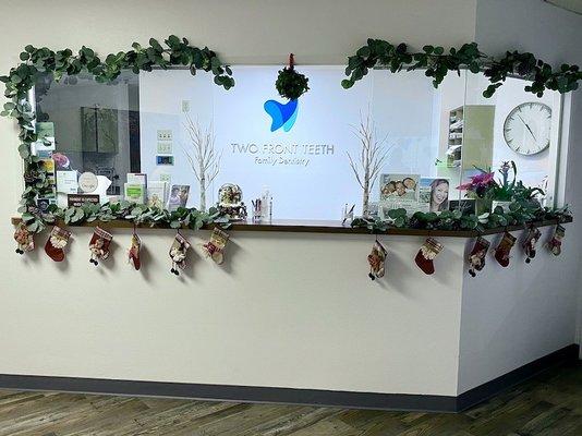 A little Christmas cheer for 2020 at Two Front Teeth Family Dentistry