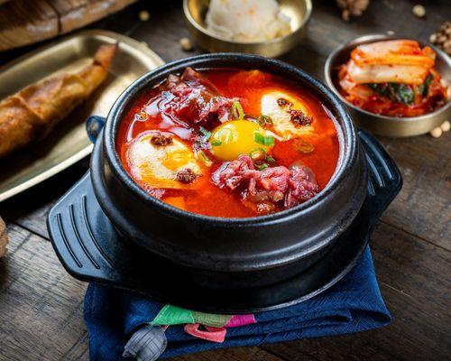 Mala Soft Tofu Soup 
(Beef or Pork)