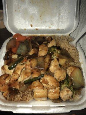 Chicken & shrimp Hibachi