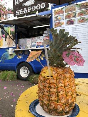 Princess Pineapple with the Day at the Beach Smoothie!