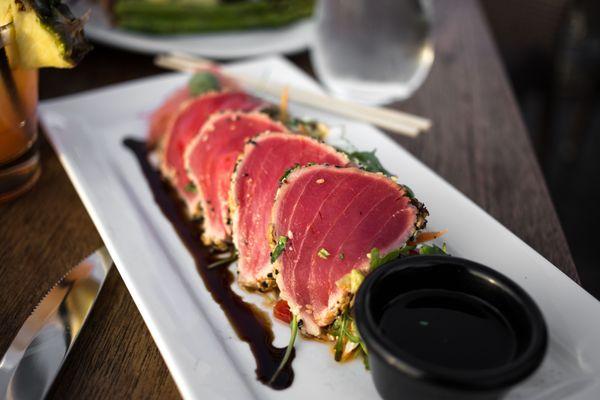 wok charred ahi tuna