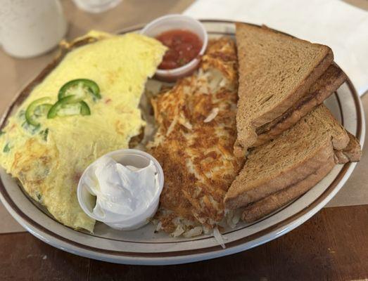 Mexican omelette