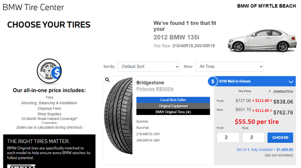 BMW's Website