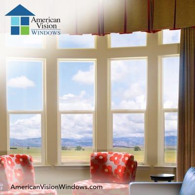 Rejuvenate your home and bring it to life with a bow window replacement from American Vision Windows!