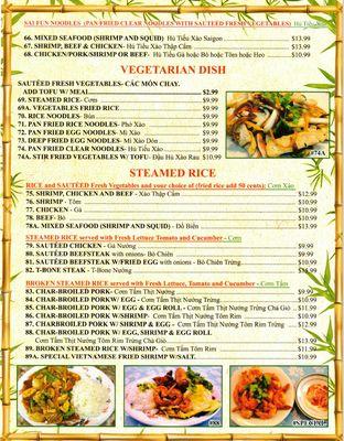 Saigon - Menu Page 4