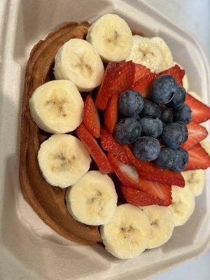 Protein vegan waffle